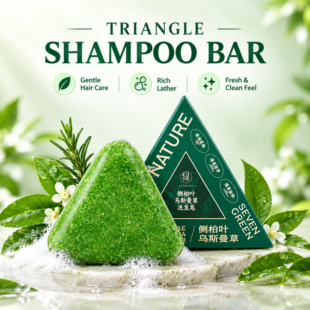 Nature Triangle shampoo soap