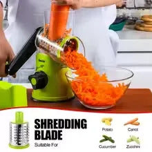 Drum Vegetable Chopper Manual Kitchen Potato Slice